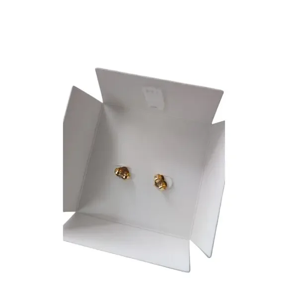 Kate Spade New York Pearl & Gold Flower Stud Earrings (NWT) - Picture 3 of 3